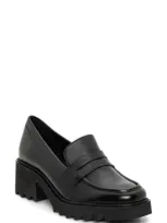 Ara Prism Platform Penny Loafer In Black