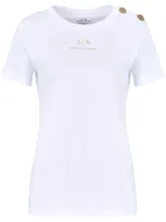 Armani Exchange Logo-print T-shirt In White