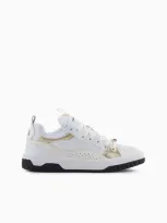 Armani Exchange Logo Trainers In White