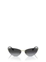 Armani Exchange Sunglasses In Shiny Pale Gold