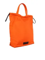 Aspesi Hand Held Bag. In Orange