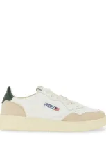 Autry Medalist Suede Sneakers In White