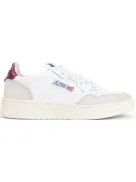 Autry Medalist Suede Sneakers In White