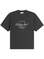 Axel Arigato Château Graphic Print T-shirt In Darkgrey