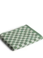 Baina Check Josephine Hand Towel In Green