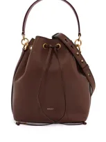 Bally Bucket Bag With Drawstring Closure In Brown