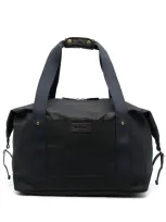 Barbour Essential Wax Holdall In Blue