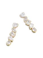 Baublebar Eva Cubic Zirconia Drop Earrings In Gold