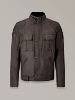 Belstaff Brooklands Motorcycle Jacket In Mahogany