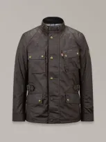 Belstaff Crosby Motorcycle Jacket In Mahogany