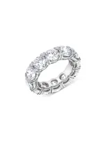 Bloomingdale's Certified Lab Grown Diamond Eternity Band In 18k White Gold, 10.05 Ct. T. W.