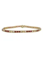 Bony Levy El Mar Ruby & Diamond Tennis Bracelet In 18k Yellow Gold/ruby/diamond