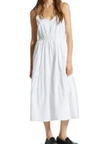 Brixton Sidney Cotton Midi Sundress In White Solid