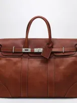 Brunello Cucinelli Weekender Bag In Brown