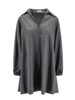 Brunello Cucinelli Dress In Grey