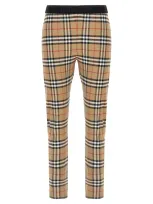 Burberry 'belvoir' Leggings In Brown