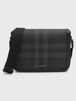 Burberry Small Alfred Messenger Bag In Black