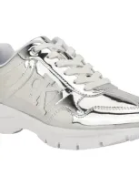 Calvin Klein Caius Sneaker In Silver