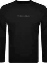 Calvin Klein Lounge Long Sleeve T Shirt Black