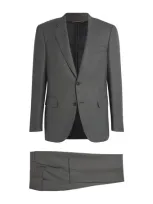 Canali Wool-cashmere 90th Anniversary Suit In Grey