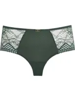 Chantelle Lace Origins Shorty Briefs In Green