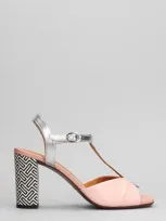 Chie Mihara Biagio Sandals In Rose-pink Leather