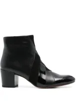 Chie Mihara Nuscap 60mm Leather Ankle Boots In Black