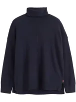 Chinti & Parker Wool-cashmere Rollneck Sweater In Blau