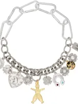 Chopova Lowena Silver Classic Charm Necklace