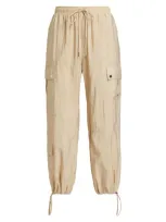 Cinq À Sept Nitsan Parachute Pants In Khaki