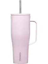 Corkcicle 30-ounce Insulated Cup With Straw In Pink