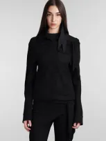 Courrèges Casual Jacket In Black Cotton