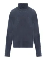 Cruna Sabine Blue Turtleneck Jumper