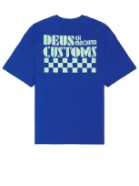 Deus Ex Machina Trip Tee In 纯蓝