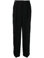 Dkny Wide-leg Trousers In Black