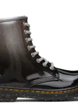 Dr. Martens' Big Kids Black & Silver 1460 Glitter Lace Up Boots In Multi