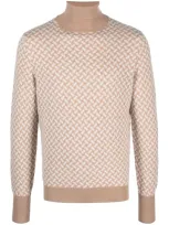 Drumohr Biscottino Cashmere Jumper In Multicolour