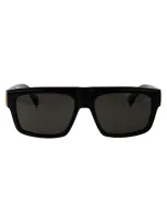 Dunhill Sunglasses In 001 Black Black Grey