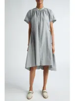 Eleventy Wool Blend Trapeze Dress In Grey