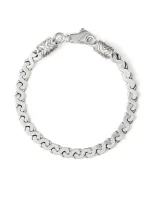 Emanuele Bicocchi Infinity Loop Bracelet In Silver