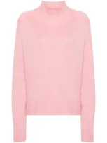 Eric Bompard Pullover Mit Stehkragen In Rosa