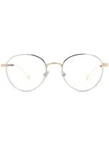 Eyepetizer Ector Optical Silver / Gold In White