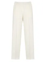 Fabiana Filippi Virgin Wool Pants In White