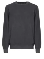 Fay Virgin Wool Sweater In Black