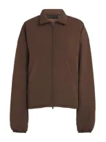 Fear Of God Shell Bomber Jacket In Brown