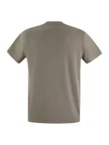 Fedeli Linen Flex T-shirt In Grey