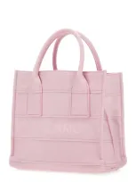 Ferragamo Pink Fabric Beach S Handbag In Bubblegum