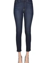 Frame Ali High Rise Cigarette Jeans In Denim