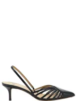 Francesco Russo Pointed Toe Sandals In Black