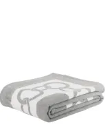 Frette Chains Blanket In Gray